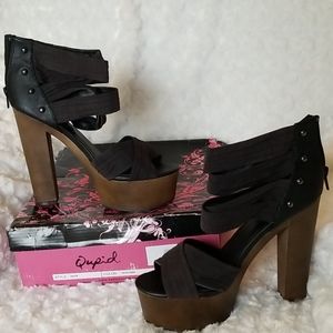 Qupid Gala Platform Heels